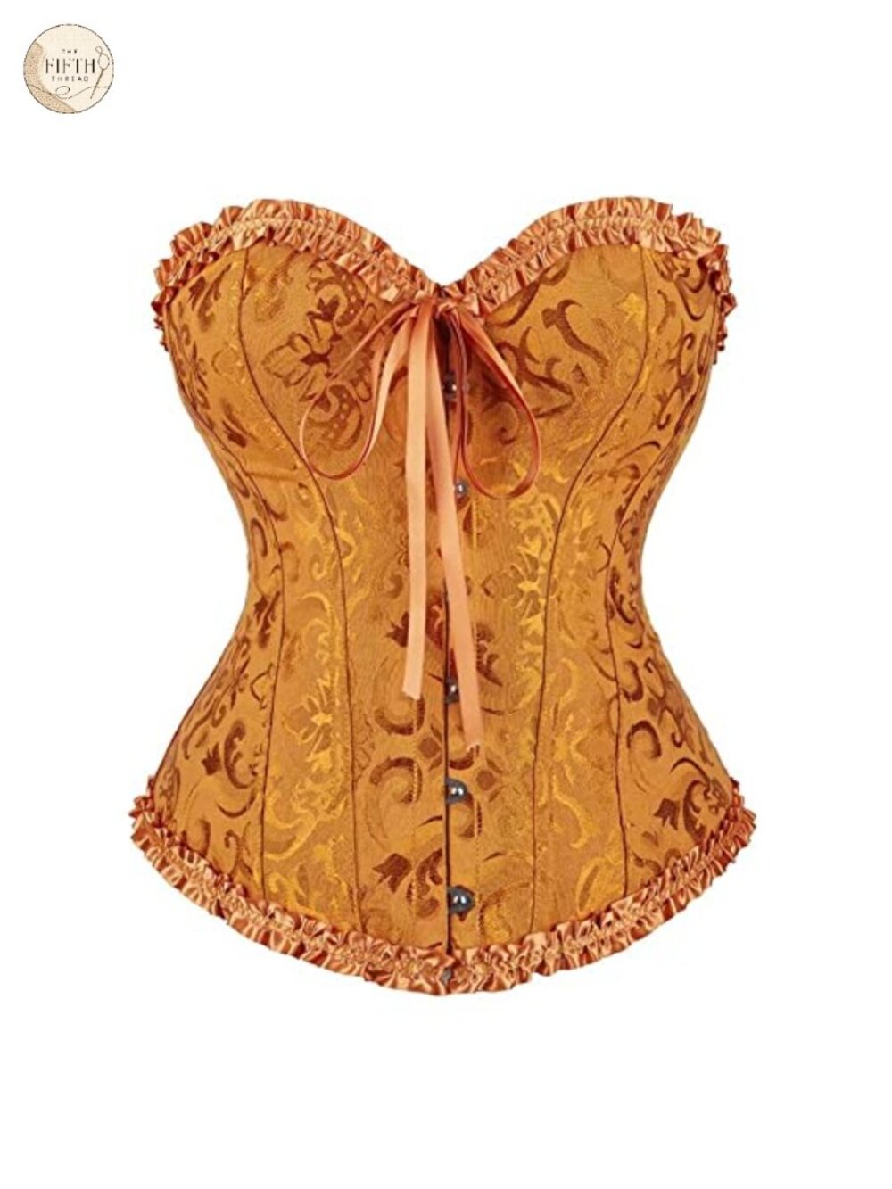 Women's Corset Top Bustier Zipper Front Lace Up Back Waist Training